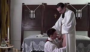 Young altar boy obeys Father and gets ass banged hard