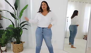 Bri Martinez - Look Sexy In every direction Winter! Curvy Hollister Try On high Haul