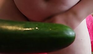 Screwing ourselves relating to a cucumber.