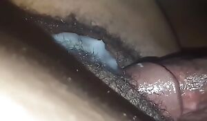 My Cream colored Humid Squirting Pussy Equals Fat Thick Jizz flow & Creampie