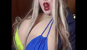 Cool Susi as a stewaress in cup k knockers providing deep throat to squirtingtoy