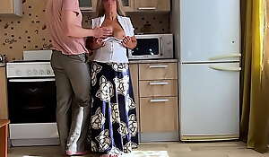 In a little while a MILF needs to relax, this babe engages in anal sex with an increment of sucks a shaft stepson