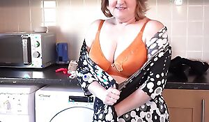 AuntJudysXXX - Your 58yo Bodacious Mature Cheating wife Mrs. Kugar Deep throats Your Cock in the Laundry Donks (POV)