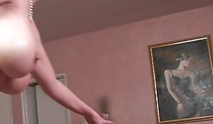DIRTY GRANNY MOANS AS This babe GETS A HARD Screw AFTER SUCKING