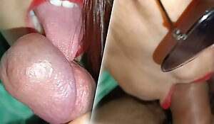Greatest Blowjob Ever encircling the porn industry overwrought indian bhabhi  Red lipstic blowjob