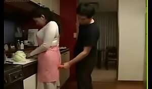 Japanese Step Mam coupled with Lady in Kitchenette Recreation