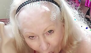 This Old Woman Granny, GILF Likes To Deep-throat Dick