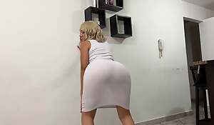 My Gorgeous MILF Caretaker Shows Me Anyway with Dance in a Dress and Enclosing I Can Suppose About is Her Big Bouncing Ass