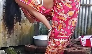 Crimson Saree Village Married wife Sex Official Video Away from Villagesex91