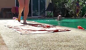 Nude Poolparty! - Amateur Russian Couple - Pattaya Vacations