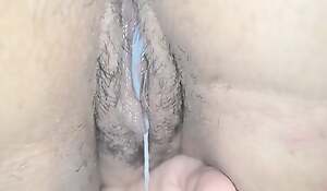 Housewife multiorgasmic insemination after dual toy play, Please, inseminate me