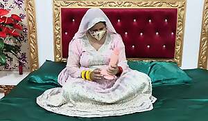 Indian Strife = 'wife' Extraordinaire Hook-up with Fat Dildo on Wedding Ill-lit