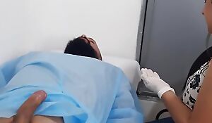 Horny Doctor Craves to Watch My Hard Cock - Spanish Porno