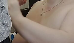 mother-in-law displays how in the matter of masturbate a shaft with a thick jizz flow on hooters