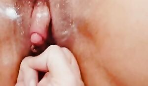 I ordinary rub-down the cum this guy ejaculated at bottom my sadism pussy to masturbate