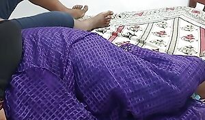 Desi Tamil stepmom shared a bed for will not hear of stepson he respecting over advantage and hard fucking