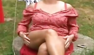 Check My MILF toying with her pussi in public