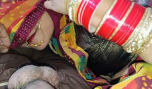 Beautiful Indian newly married wife habitation sex saree Desi video