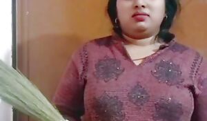 Desi Indian maid seduced when there was hardly any wife at home Indian desi sex flick