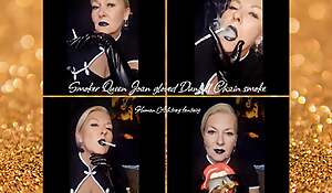 Smoker Queen Joan's gloves Dunhill Black Chain Smoke - Conceivable Ashtray Desire
