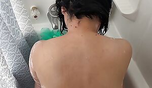 Canadian wifey Good-looking Scorching Super-sexy Shower fro Bathroom