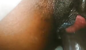 Small ass ebon girl wants her pussy filled with cum