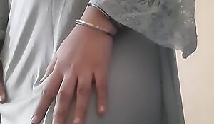 Indian Curvy Wife Doing Video Call for the brush Spouse  part 1