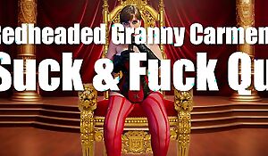Redheaded Granny Carmen - GILF Suck & Tart's Queen