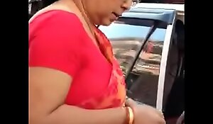 My apple of one's eye type of aunty with big boobs increased by sexy back