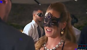 Cougar chicks horny as many times toss a masquerade soiree