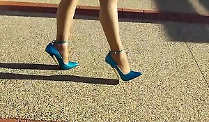 Best Mom Flashing in 7 Inch Heels. See pt2 at goddessheelsonline.co.uk